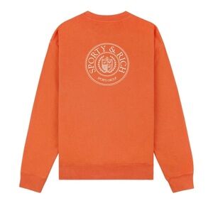 NWT: Sporty & Rich Connecticut Crest logo-print sweatshirt